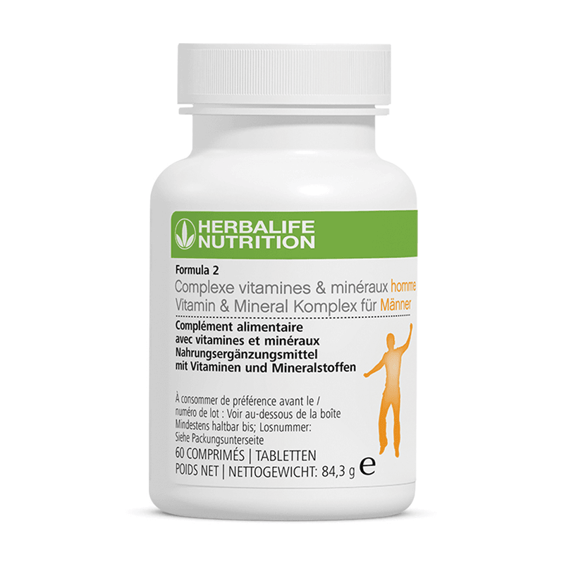Herbalife Formula 2 Complesso vitaminico e minerale per uomo 84,3 g