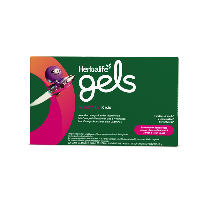 Herbalife Gels MindVita Kids Limone-Frutti di bosco 30 gelatine masticabili