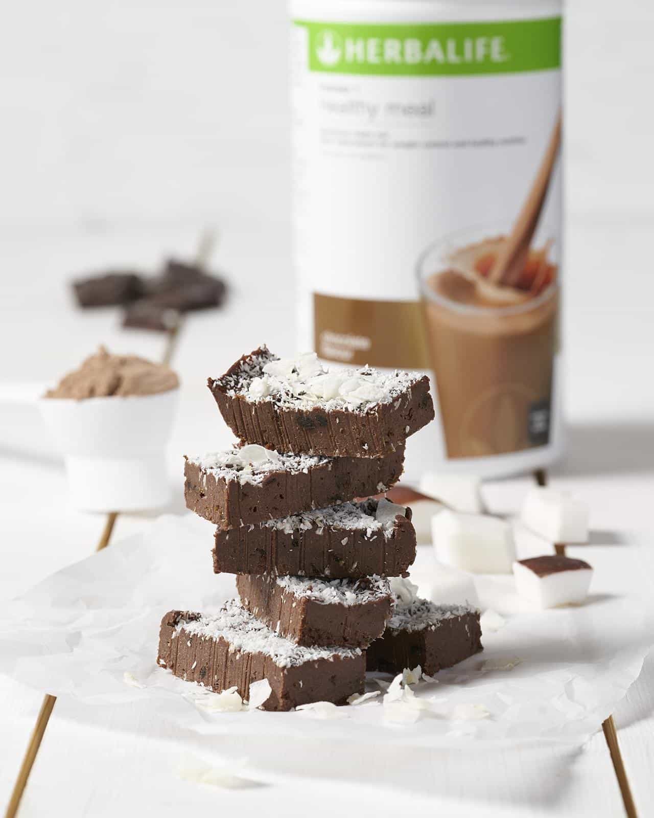 Cioccolatini proteici cioccolato e cocco
