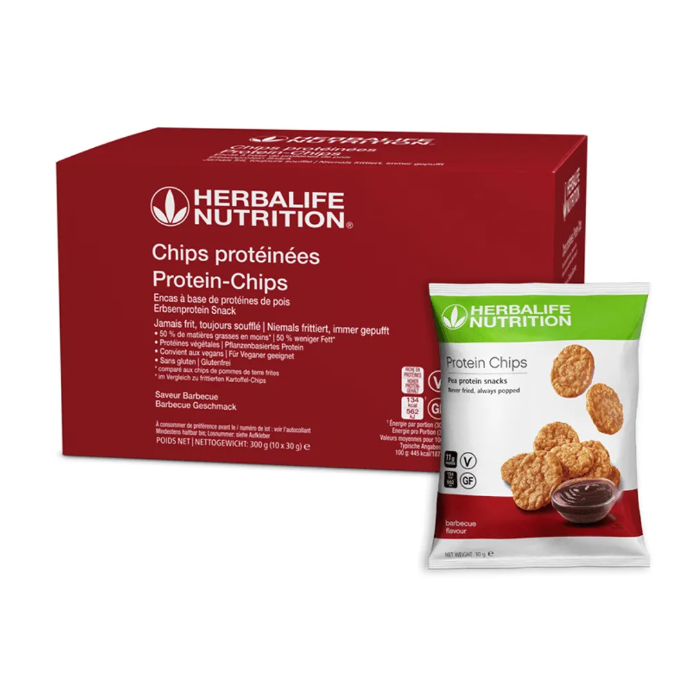 Herbalife Protein Chips Barbecue 10 x 30 g