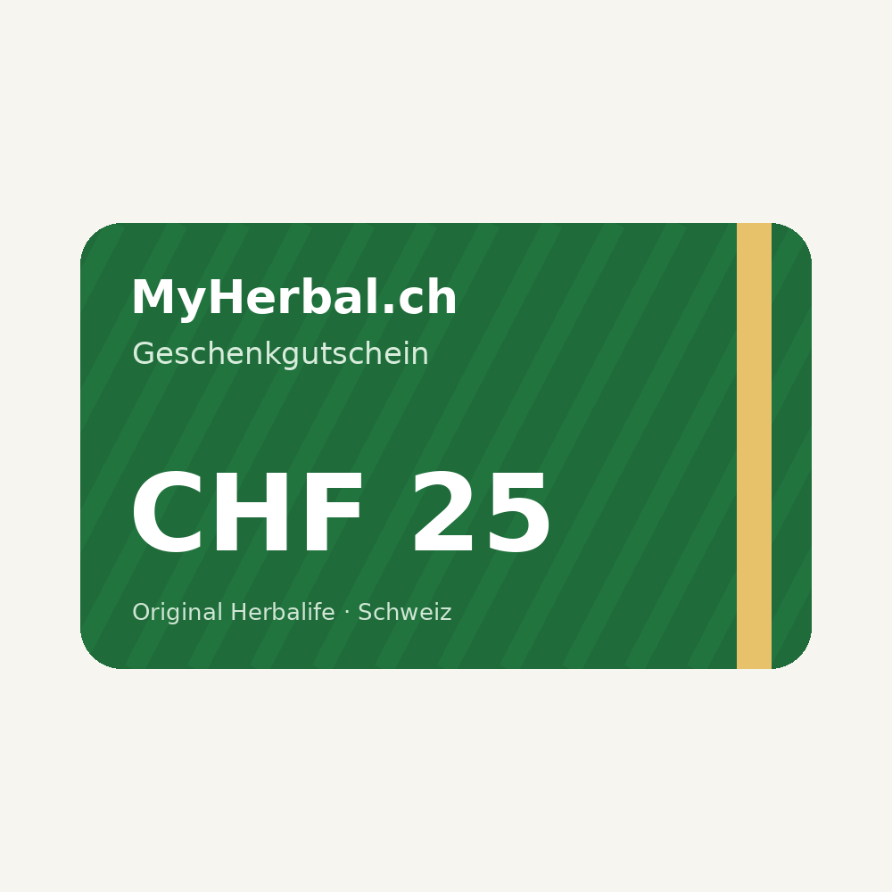 MyHerbal.ch Bon cadeau CHF 25