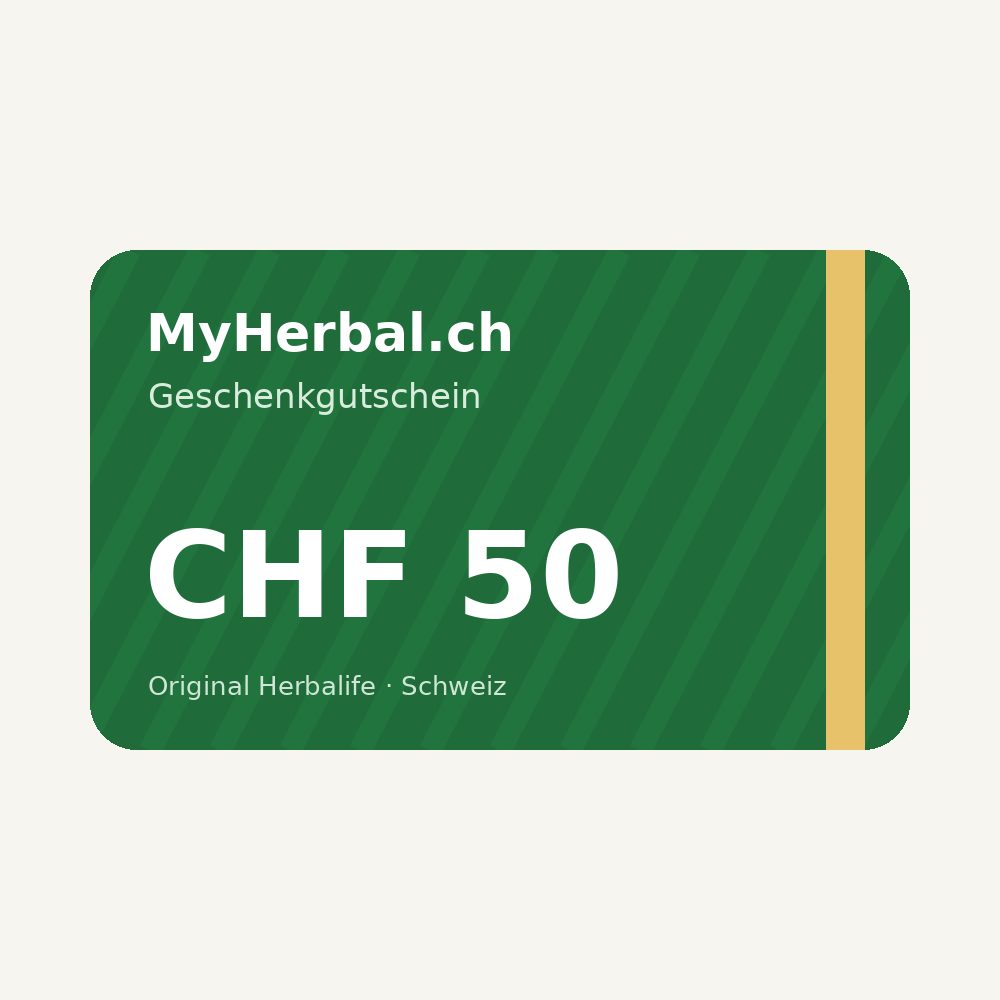MyHerbal.ch Bon cadeau CHF 50