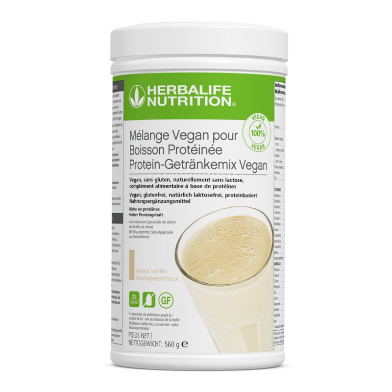Herbalife Mix proteico da bere Vegan gusto Vaniglia 560 g