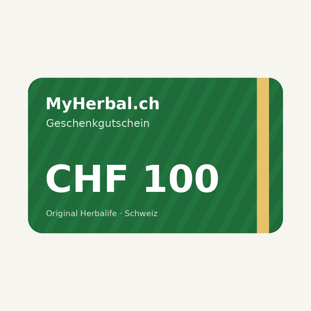 MyHerbal.ch Bon cadeau CHF 100