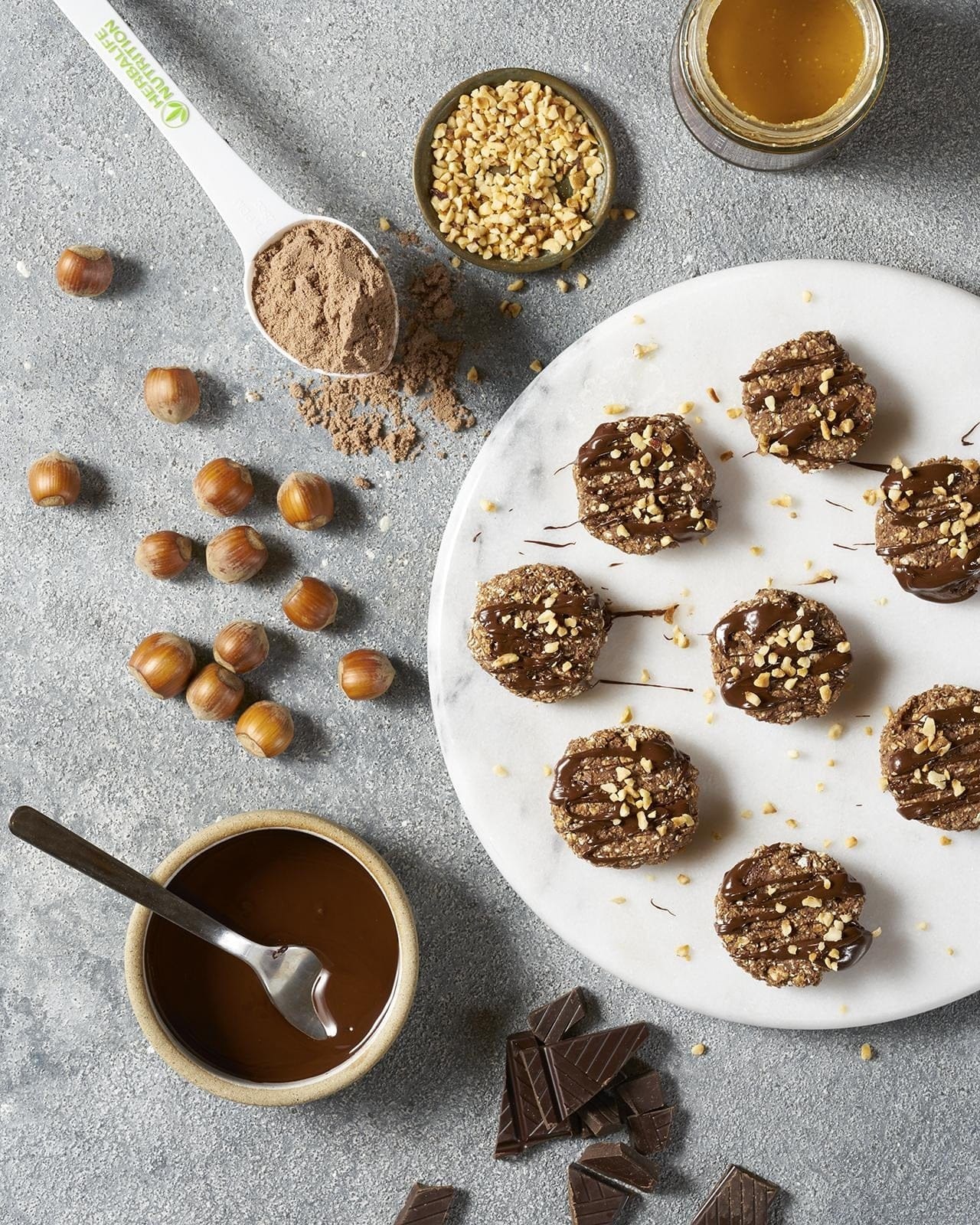 Cioccolatini proteici cioccolato e nocciola