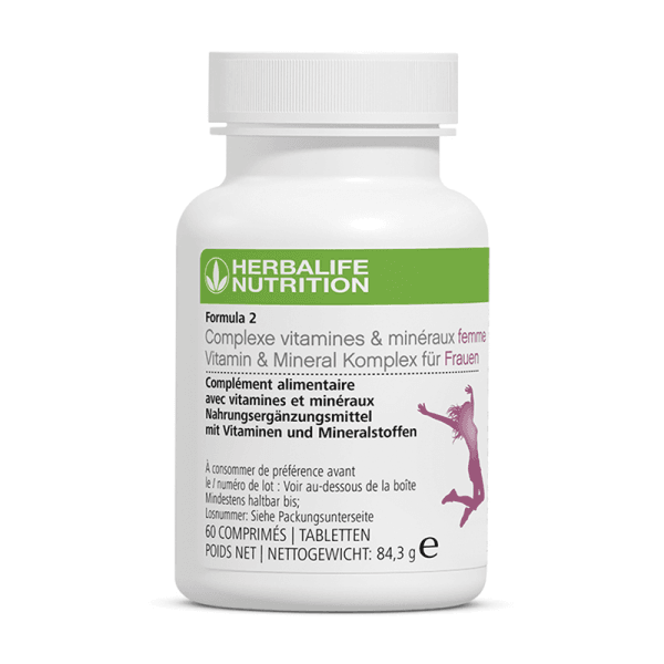 Herbalife Formula 2 Complesso vitaminico-minerale per donne 84,3g Herbalife Formula 2 Complesso vitaminico-minerale per donne 84,3g