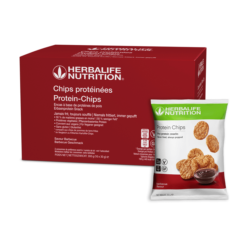 Patatine proteiche Herbalife al barbecue 10x30g